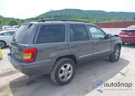 2004 Jeep Grand Cherokee Overland z USA, uszkodzony, nr VIN 1J8GW68J14C312578